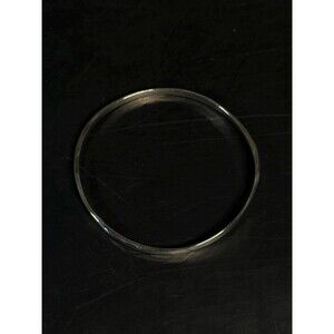 Vintage Sterling Silver Bangle Bracelet Minimalist Size 7